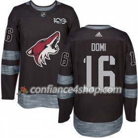 Adidas Maillot de Hockey Arizona Coyotes Max Domi 16 1917-2017 100th Anniversary Noir Authentic - Homme